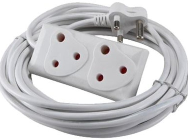 SMTE 10m Extension Cord With A Two-Way Multi-Plug Extension Lead 2  Socket Extension Boards