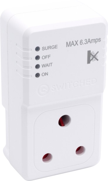 Switched High Surge Adapter for TVs 1  Socket Extension Boards