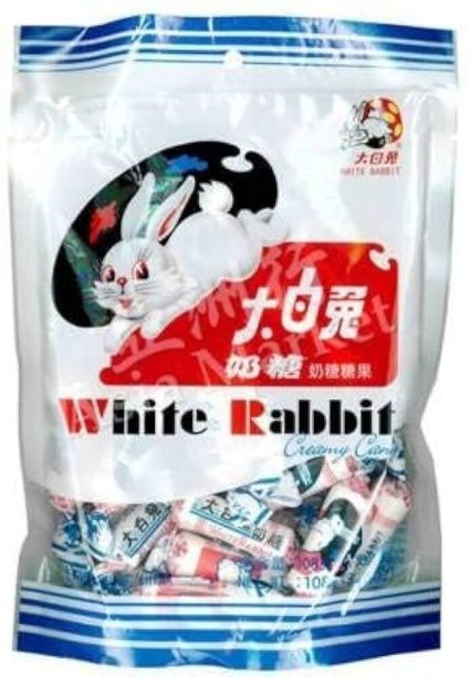 White Rabbit Creamy Milk Candy Packet Pouch