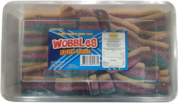 Broadway Broadway Sweet Sour Wobbles Multi Strips Box of 130 Strips Box