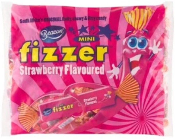 Beacon Strawberry Flavoured Mini Fizzers Bag
