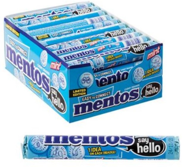Mentos Mint Flavoured Sweets Box