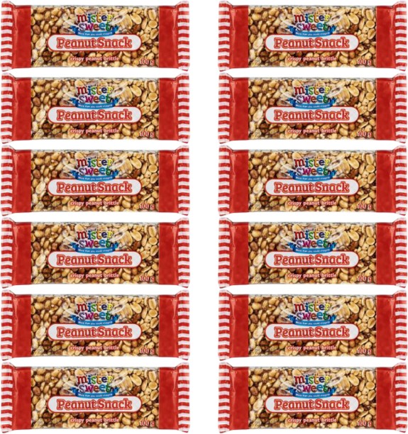 Mister Sweet Sweet snack ms peanut bar 100g(th) Pouch