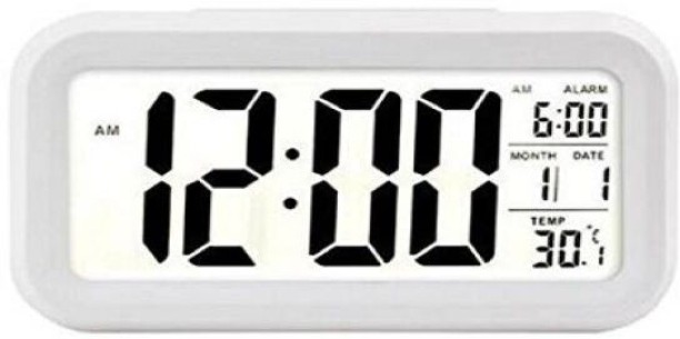 CLICK2BUY Plastic Analog-digital Table Clock