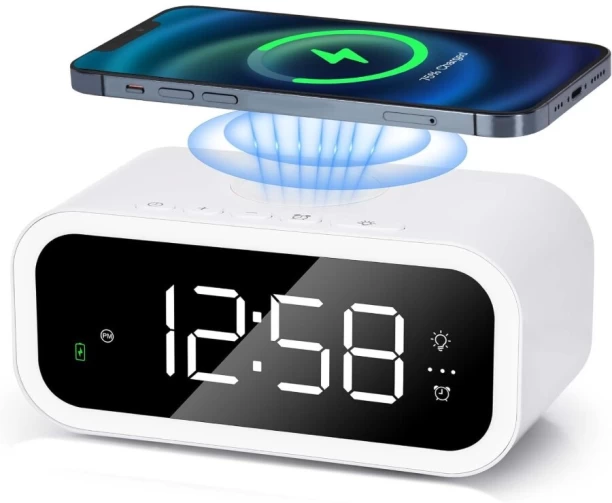 Premium Ceramic Digital Table Clock