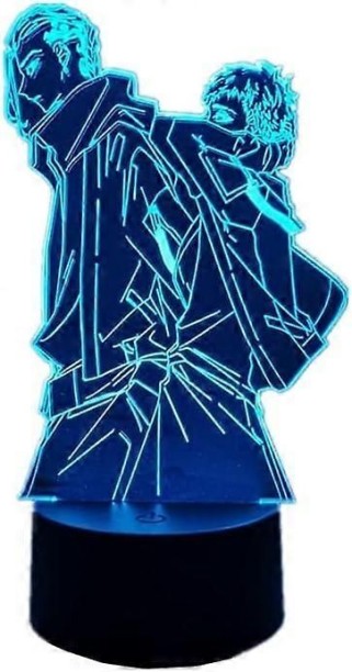 MAX Anime USB-Lichtlampe 3D-Nachtlicht Draken-Figur Touch 7 Farben/Fernbedienung 16 Farben LED-Leuchten Night Lamp