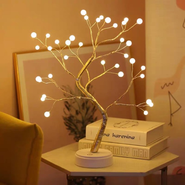 LC LED Bonsai Inspired Tree Lamp – Wireless Decorative Light Table Lamp