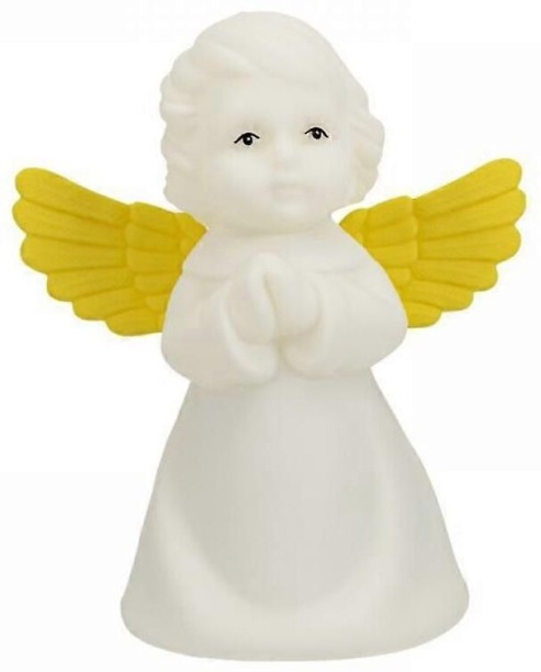 Huanix Remote Control Night Light Lamp Soft Silicone Guardian Angel Lamp For Children'S Bedroom Nursery Bedroom Lamp RGB LED Light Night Lamp