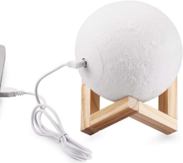 Premium Rechargeable Moon Lamp with Touch Control Adjust Brightness Moon Light with Stand Set of 2 Table Lamp
