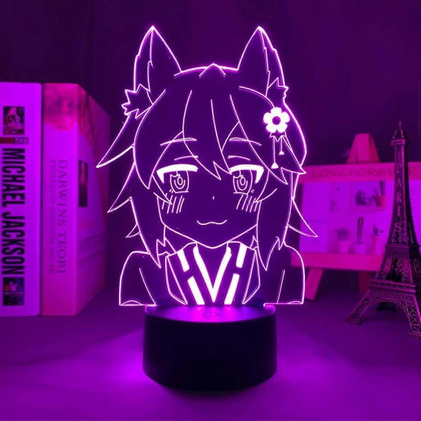 MAX 3D-Nachtlichter mit optischer Täuschung, der hilfreiche Fuchs, für Kinderzimmer, Dekoration, Geburtstagsgeschenk, 3D-Lampe S Night Lamp