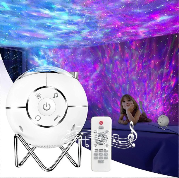 MAX Star Projector with White Noise Machine for Kids, Rechargeable Sound Machine with 5 Nature Noise & T Night Lamp