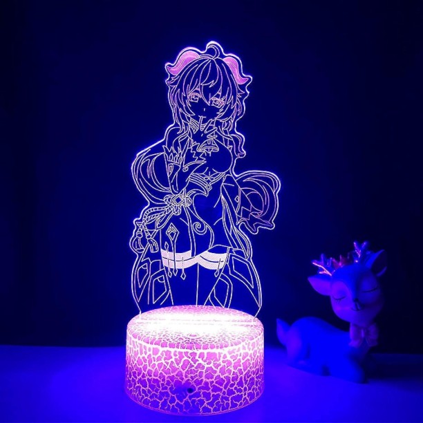 Huanix Remote Control Night Light Lamp Night Light 3D LED Game Decoration Light, Used Bedroom Lamp RGB LED Light Night Lamp