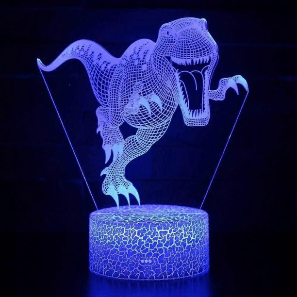 Huanix Remote Control Night Light Lamp Dinosaur Series 16 Color 3D Led Night Light Bedroom Lamp RGB LED Light Night Lamp