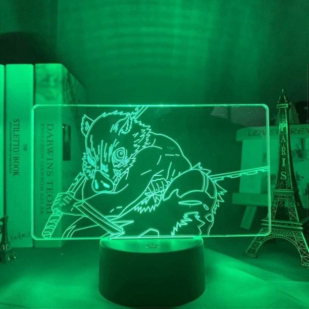 Huanix Remote Control Night Light Lamp DS Figure Merch Lamp Night Light LED Table Illusion Bedroom Lamp RGB LED Light Night Lamp