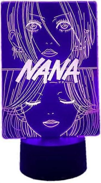 Huanix Remote Control Night Light Lamp 3D Anime Lamp Nana Oosaki Komatsu 7 Color Bedroom Lamp RGB LED Light Night Lamp