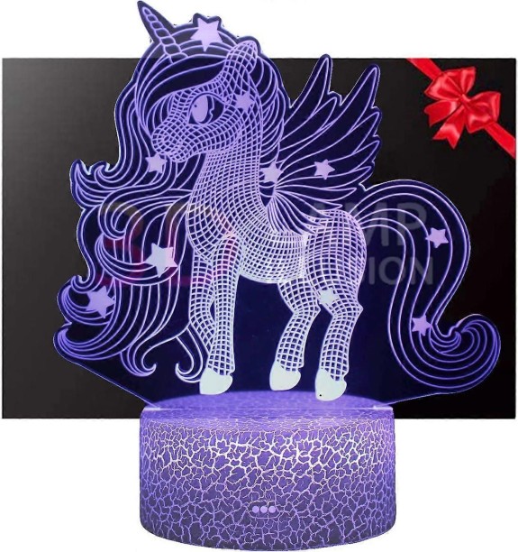MAX Unicorn Night Light Gift for KidsUnicorn Table Desk Lamp,Birthday Christmas Gifts Night Lamp