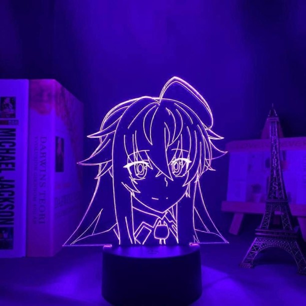 Huanix Remote Control Night Light Lamp Anime High School DxD Anime Led Light for Home Bedroom Lamp RGB LED Light Night Lamp