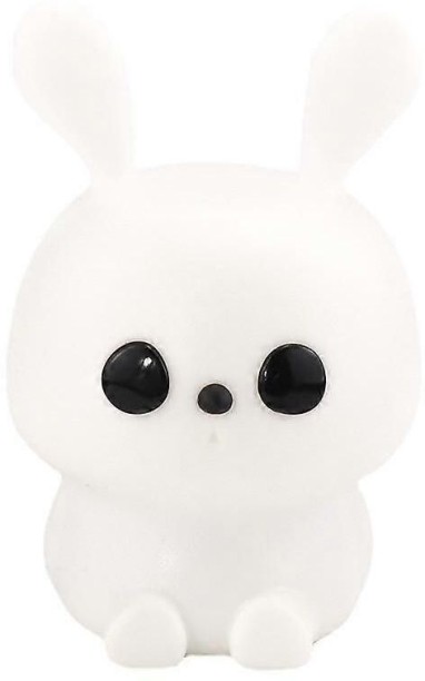 MAX Kindernachtlicht Süßes Kaninchen, Babylampe aus Silikon für Säuglinge, Tiernachtlicht für Jungen und Mädchen Night Lamp