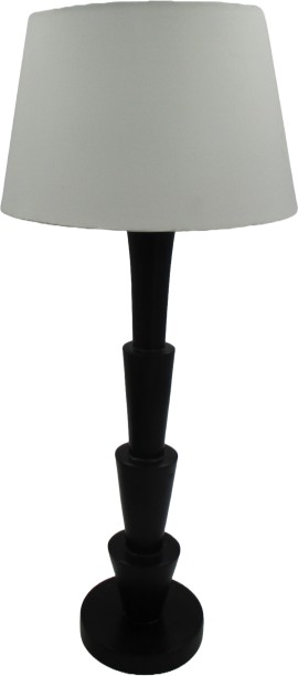 LAMP FACTORY WF19 IMBUIA STAIN WITH S10 CREAM SHADE TABLE LAMP