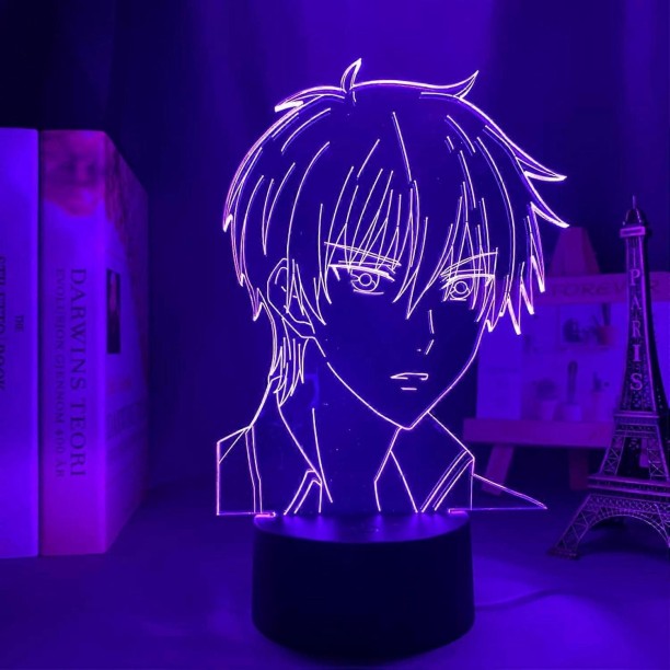 Huanix Remote Control Night Light Lamp Acrylic 3D Lamp Anime Fruits Basket Kyo Sohma for Bedroom Lamp RGB LED Light Night Lamp