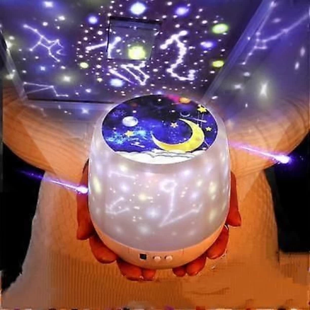 MAX Night Lights for Kids, Multifunctional Star Projector Lamp Night Light for Boys and Girls Birthday Night Lamp