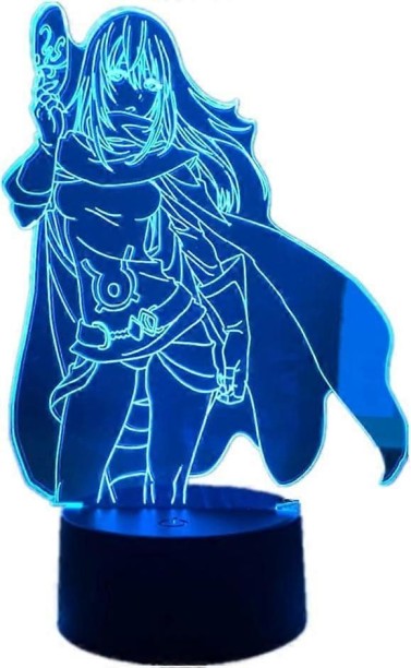 Huanix Remote Control Night Light Lamp Illusion Night Light Slime Isekai Shizue Izawa Anime Bedroom Lamp RGB LED Light Night Lamp