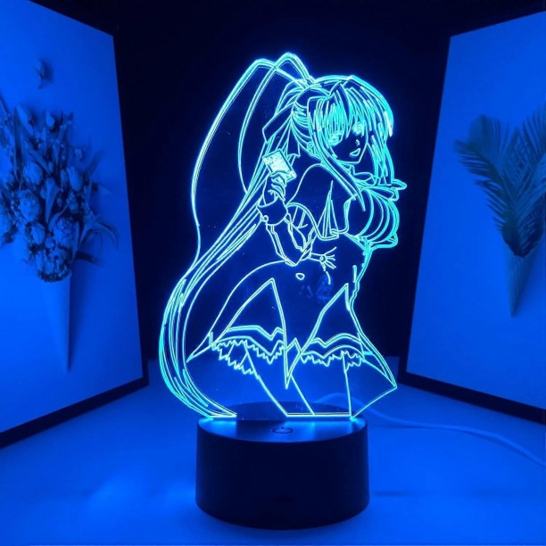 Huanix Remote Control Night Light Lamp Newest Anime High School DxD Figure 3D Light Child Bedroom Lamp RGB LED Light Night Lamp