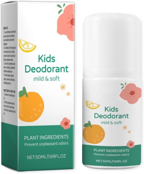 spark Natural Deodorant for Kids & Teens,Hypoallergenic Deodorant Aluminum Free, Paraben Free