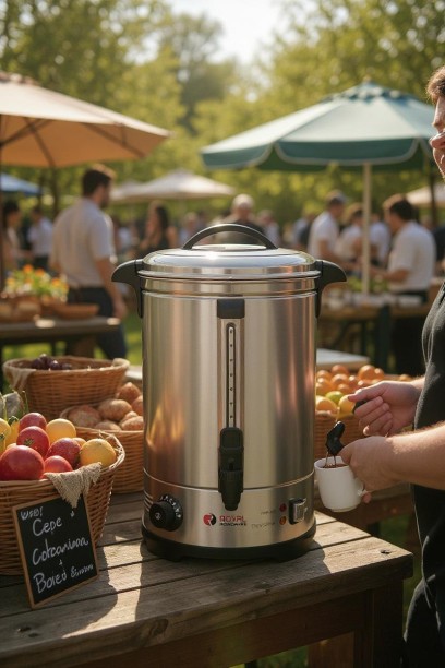 royal homeware Water Urn 15Lt Stainless Steel Electric Urn