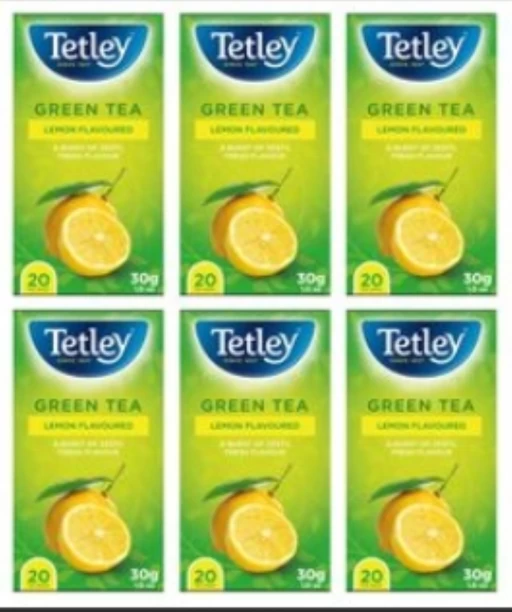 Tetley Green Lemon Green Tea Box