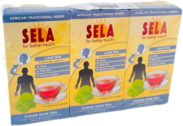 sela 3X Clear Skin tea Herbal Tea Box