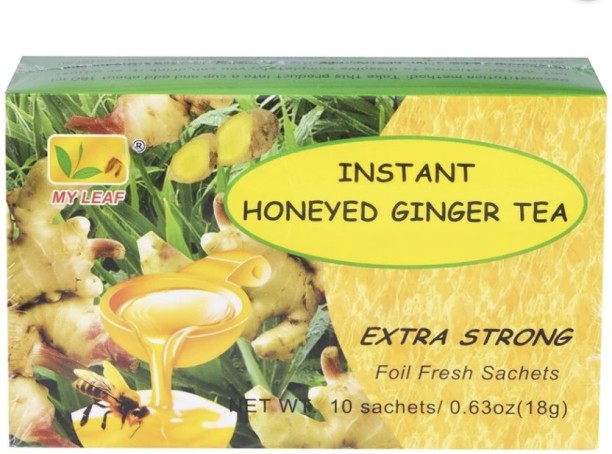 My Leaf Honeyed Ginger Tea Instant Tea Box