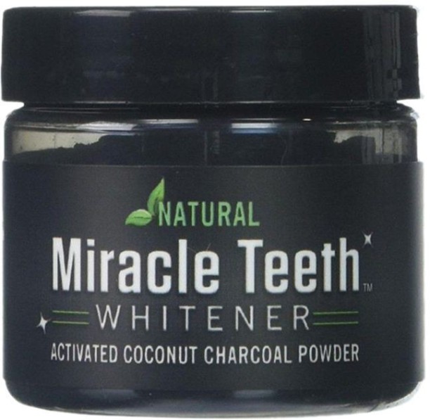 Lihle Miracle Teeth Whitener with Activated Coconut Charcoal Powder Teeth Whitening Kit