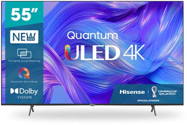 Hisense 139 cm (55 inch) LED Ultra HD (4K) VIDAA Smart TV