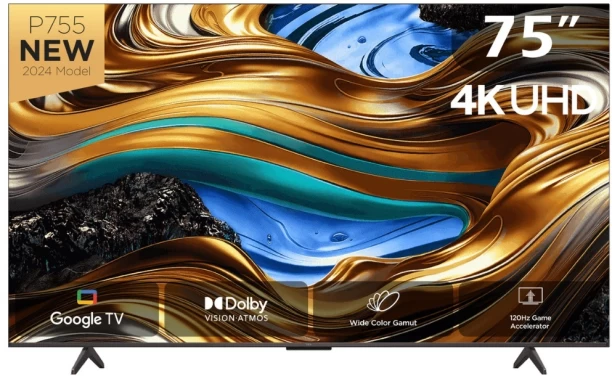 TCL 190 cm (75 inch) LED Ultra HD (4K) Google Smart TV