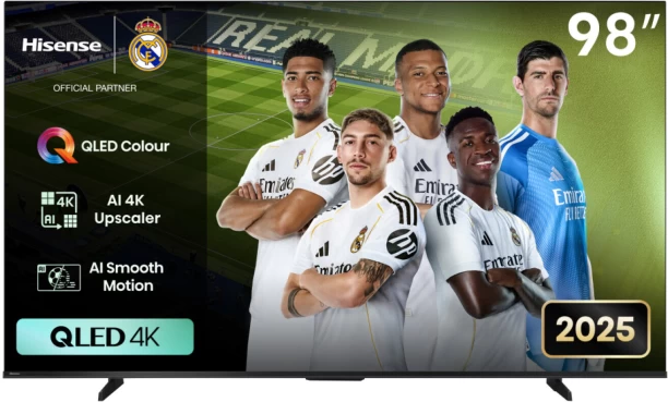 Hisense 248.92 cm (98 inch) QLED Ultra HD (4K) VIDAA Flat-Panel TV, Smart TV