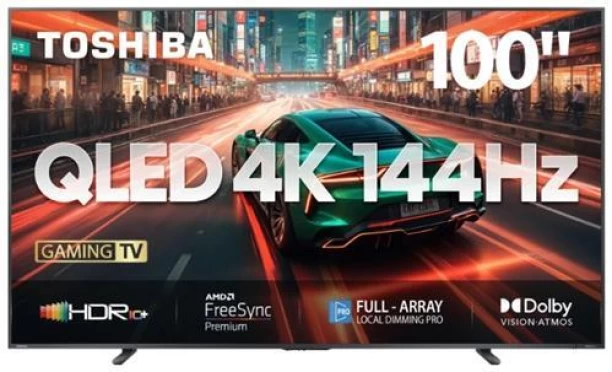 Toshiba 254 cm (100 inch) QLED Ultra HD (4K) Google Smart TV