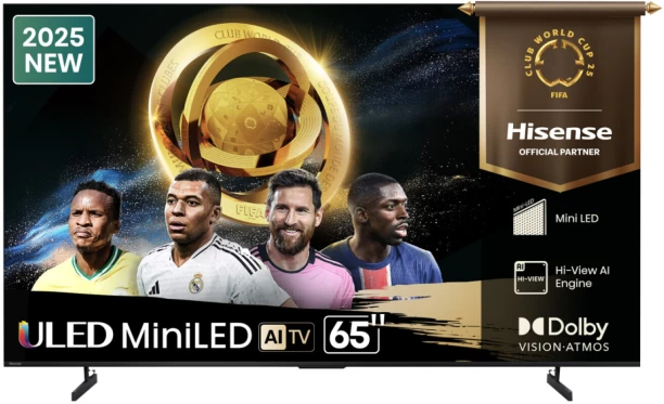 Hisense 164 cm (65 inch) Mini Led Ultra HD (4K) VIDAA Flat-Panel TV, Smart TV