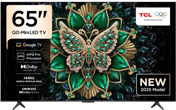 TCL 165.1 cm (65 inch) LCD Ultra HD (4K) Google Flat-Panel TV