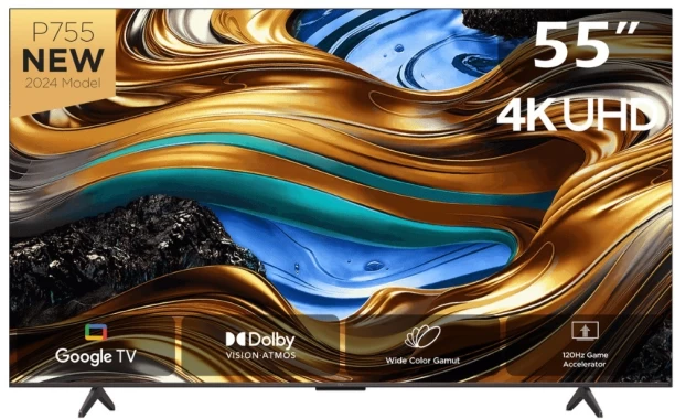 TCL 139 cm (55 inch) LED Ultra HD (4K) Google Flat-Panel TV