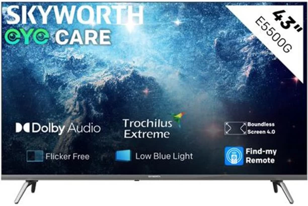Skyworth 109 cm (43 inch) LED Full HD Google Smart TV