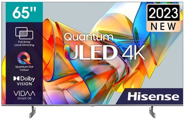 Hisense 164 cm (65 inch) LED Ultra HD (4K) VIDAA Flat-Panel TV, Smart TV