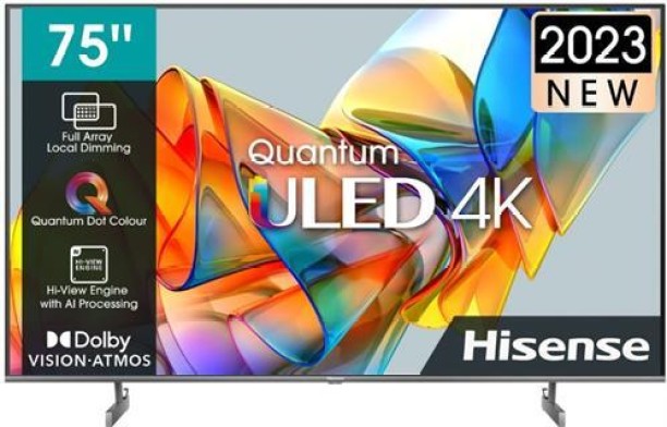 Hisense 190 cm (75 inch) Mini Led Ultra HD (4K) VIDAA Smart TV