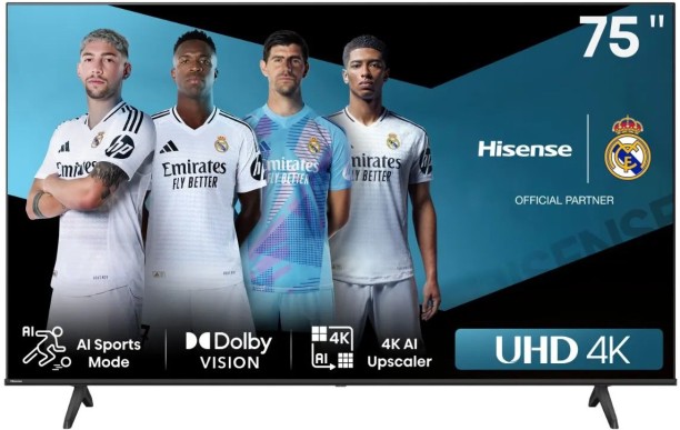 Hisense 190 cm (75 inch) LED Ultra HD (4K) VIDAA Smart TV