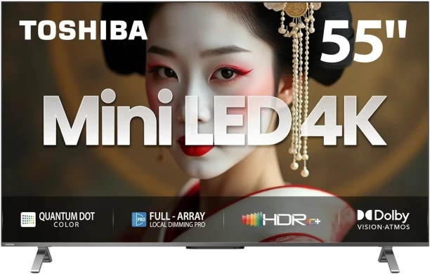 Toshiba 139.7 cm (55 inch) Mini Led Ultra HD (4K) VIDAA Smart TV