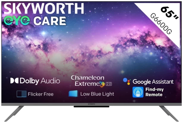 Skyworth 165 cm (65 inch) LED Ultra HD (4K) Google Smart TV