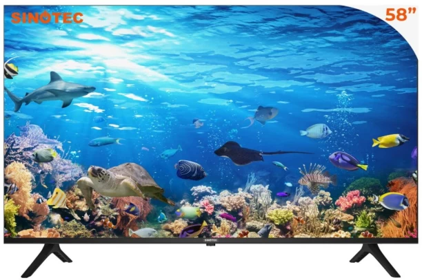 Sinotec 147 cm (58 inch) LED Ultra HD (4K) Android Smart TV
