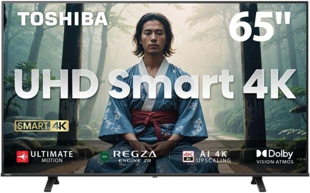 TOSHIBA 165.1 cm (65 inch) LED Ultra HD (4K) VIDAA Flat-Panel TV