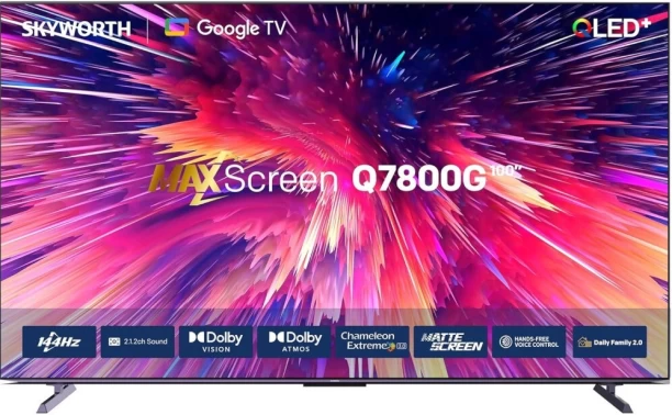 Skyworth 254 cm (100 inch) QLED Ultra HD (4K) Google Smart TV