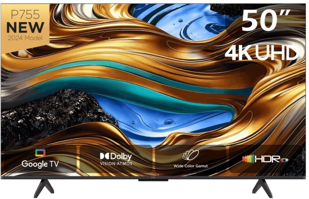 TCL 127 cm (50 inch) LCD Ultra HD (4K) Google Smart TV